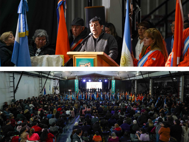Acto por el 53° aniversario de la ciudad de Tolhuin