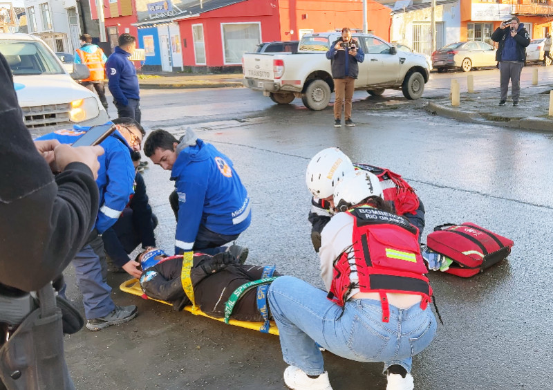 Atropellaron a un peatón en calle Estrada y Bilbao