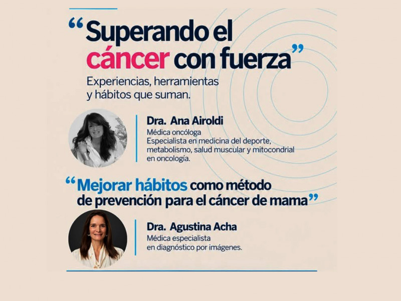 Charla abierta: “Superando el cáncer con fuerza”