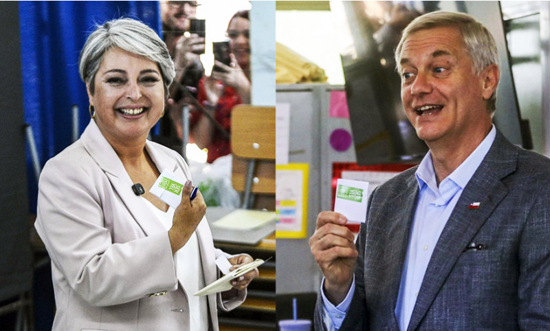 Chile: Jara y Kast al balotaje el 14 de diciembre