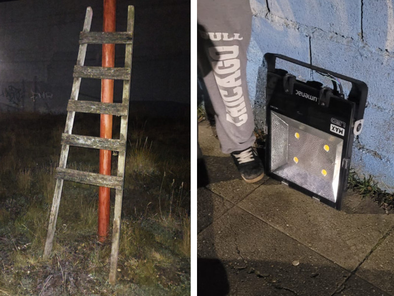 Con tobillera electrónica fue sorprendido robando