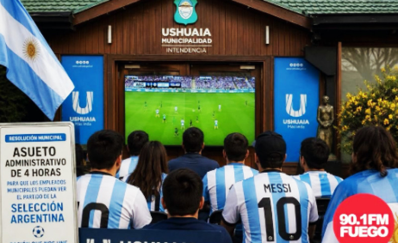 Decretan 4 horas sin actividad para seguir a la Selección