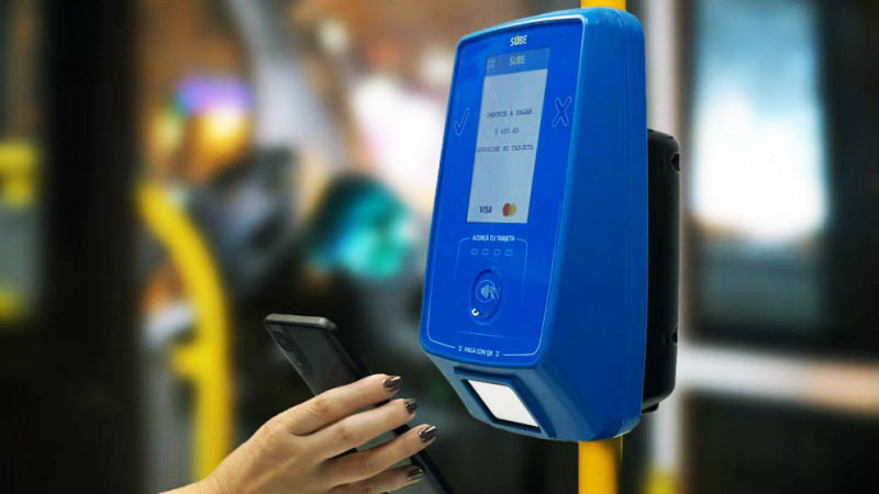 El Banco Nación con pagos QR en el transporte público