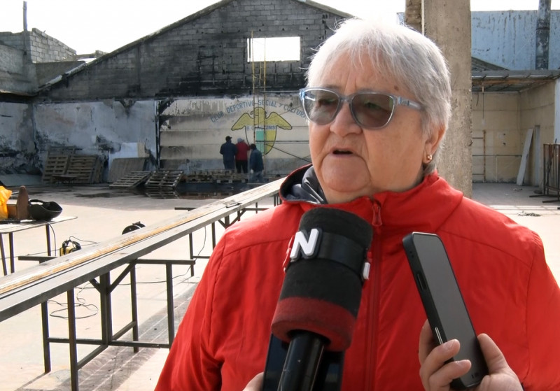 El Club O’Higgins comenzó su reconstrucción tras incendio