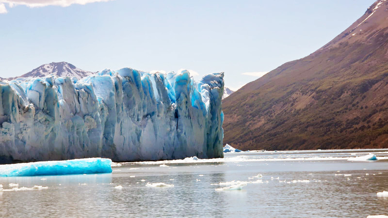 El Perito Moreno con un retroceso acelerado en 2026