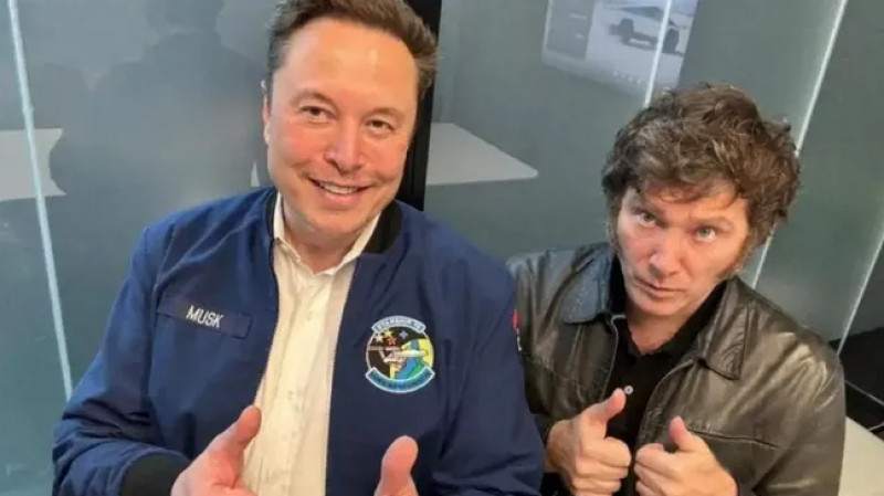 Elon Musk se declara fan de Javier Milei