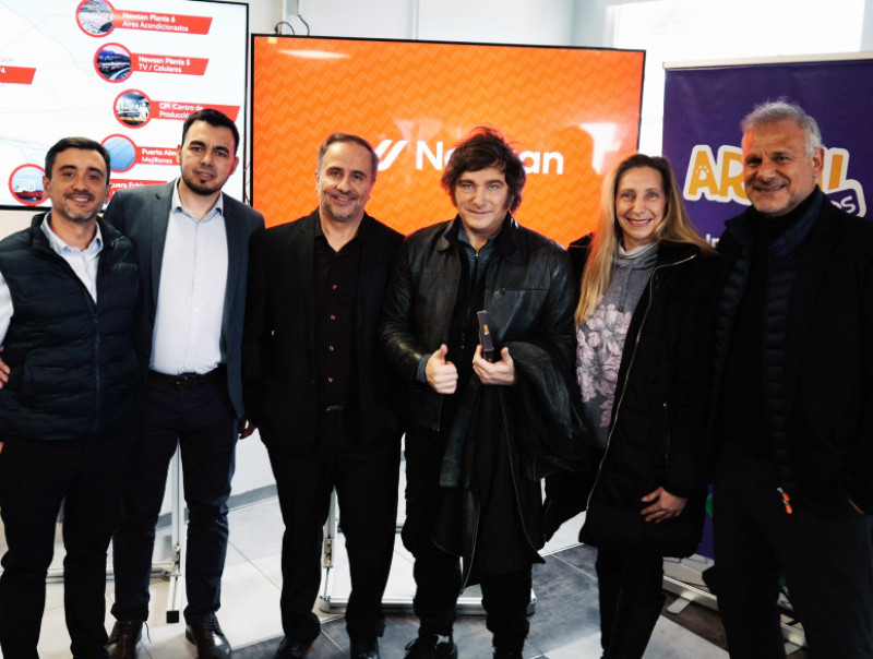 “Es un orgullo la visita de Milei”, dijo el CEO de Newsan
