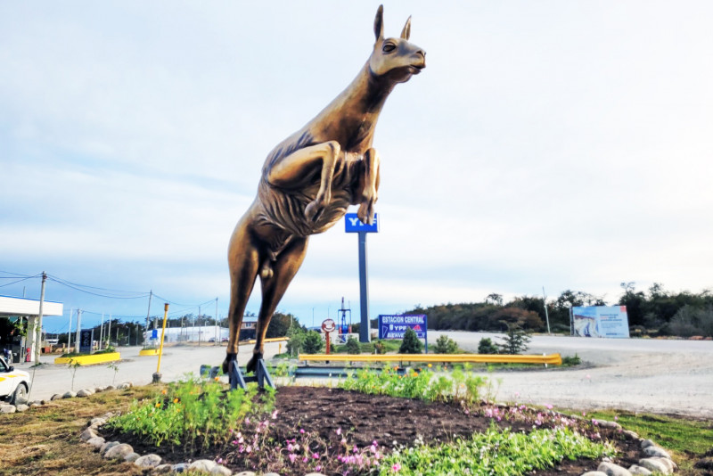 Escultura de Guanaco será centinela de Tolhuin