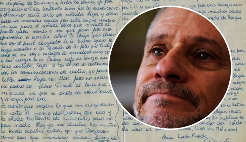 Excombatiente recuperará carta escrita durante la guerra
