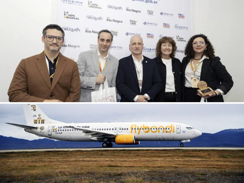 Flybondi anuncia descuentos en vuelos desde Ushuaia