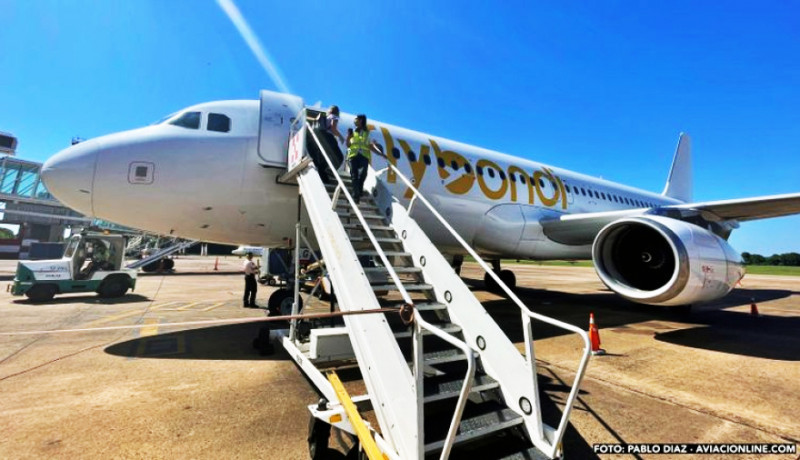 Flybondi suma un vuelo directo de Córdoba a Ushuaia