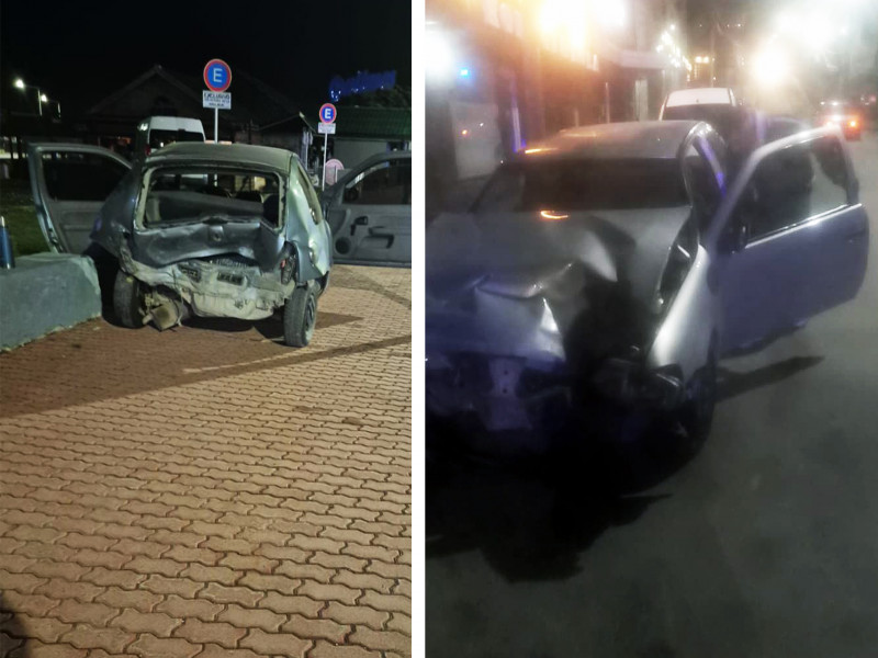 Frenó en un semáforo y fue colisionado desde atrás