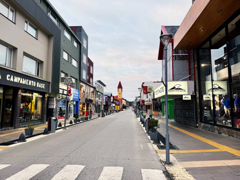 Fuerte caída del turismo extranjero en Ushuaia