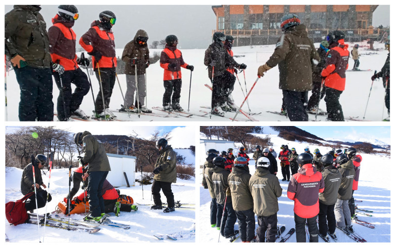 Gendarmería Nacional realizó entrenamiento en montaña