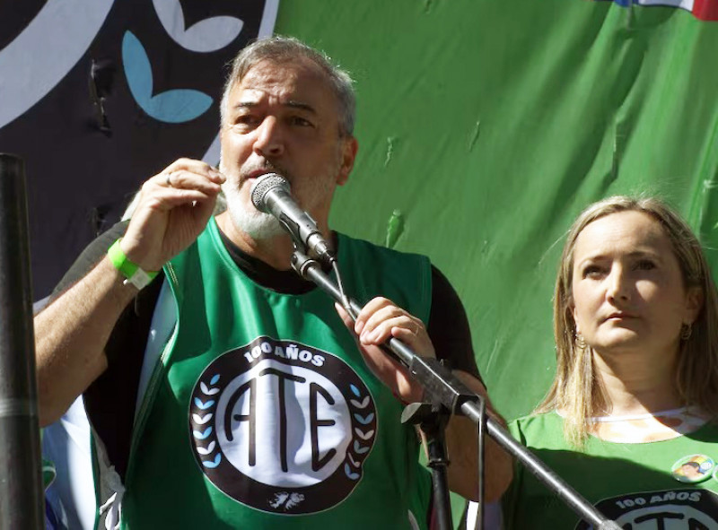 Gobierno denunció a Rodolfo Aguiar de ATE por amenazas