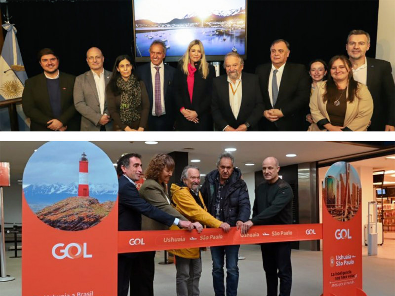 GOL comenzará a volar a Ushuaia el 26 de noviembre