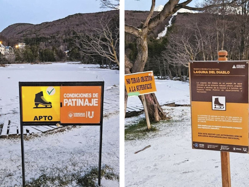 Habrá controles diarios en la “Laguna del Diablo”