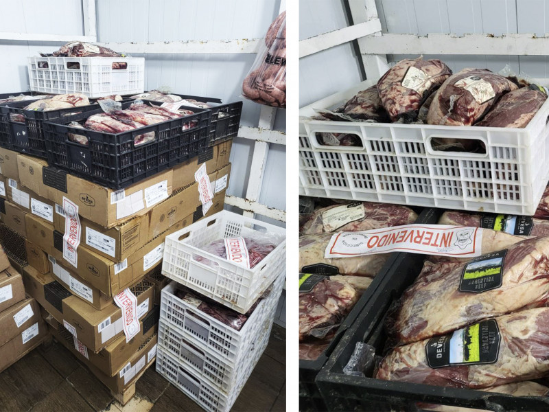 Incautan y descartan 900 kilos de carne en Ushuaia