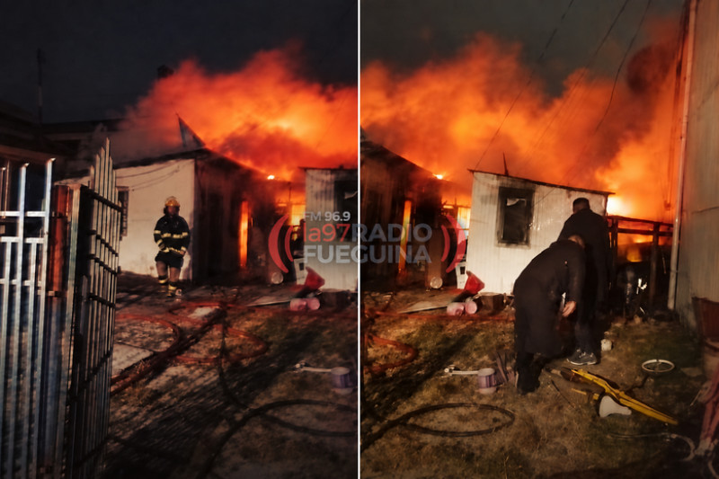 Incendio fatal en barrio Perón: Murió una anciana de 80 años