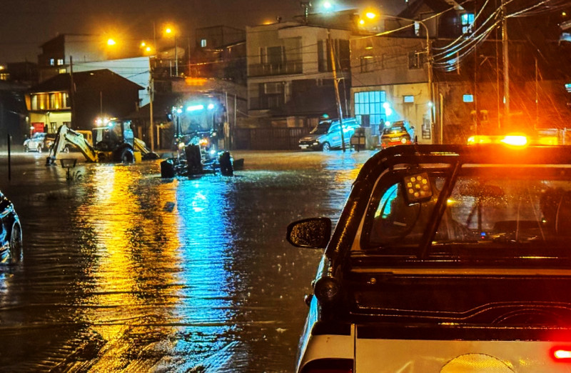Intensas precipitaciones se abatieron sobre Ushuaia