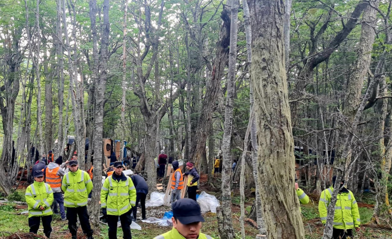 Intervienen ante la toma de tierras en el B° Esperanza II