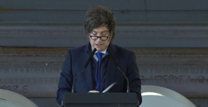 Javier Milei pidió una reforma laboral
