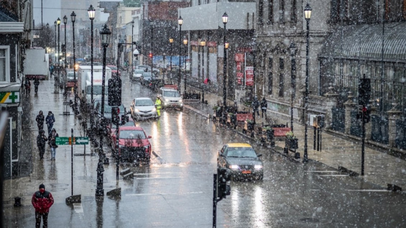 La intensa lluvia trajo trastornos en Punta Arenas