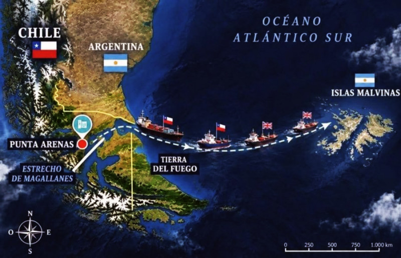 “Las empresas quieren comerciar con las Malvinas”