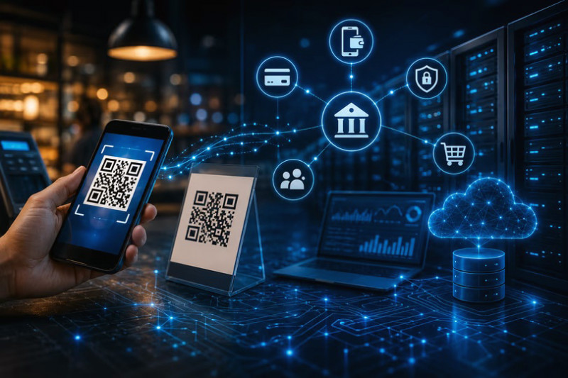 Las transferencias por QR crecieron 26,6% en el año
