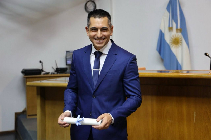 Lucas Berber asumió como Juez Correccional de Ushuaia