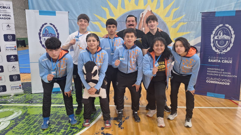 Lucha olímpica fueguina: bicampeón patagónico