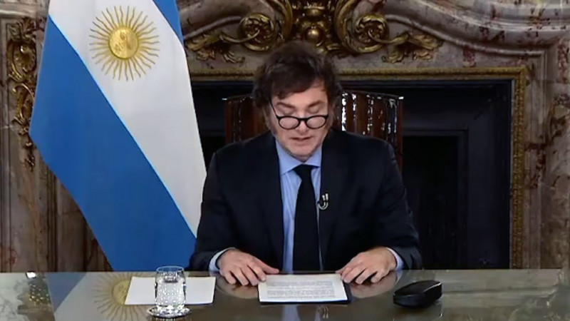 Milei explicará los vetos en mensaje por cadena nacional