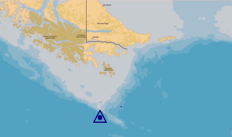 Nuevo sismo se produjo al sur de Ushuaia este jueves