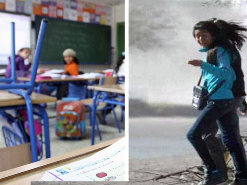 Por fuertes vientos, no habrá clases en toda la provincia
