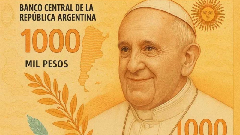 Proponen billete en honor al papa Francisco
