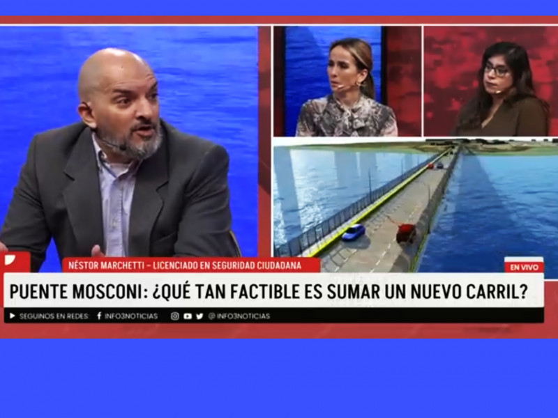 Puente Mosconi: El tercer carril sería peligroso