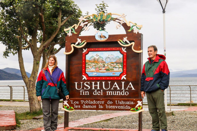 Pusieron en valor el cartel “Ushuaia Fin del Mundo”