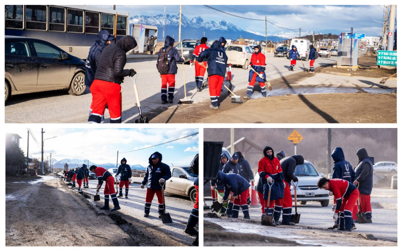 Realizaron un operativo de limpieza en Ushuaia