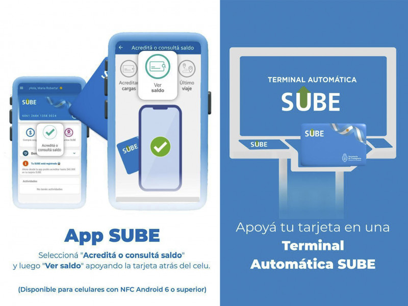 Recuerdan mantener actualizada la tarjeta Sube