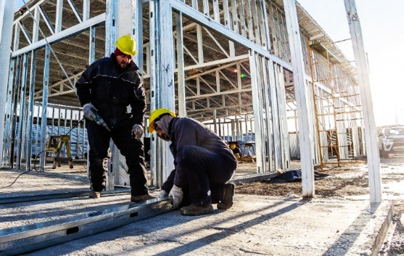 Repuntó la venta de insumos para la construcción