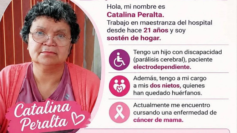 Río Grande se moviliza para ayudar a Catalina Peralta