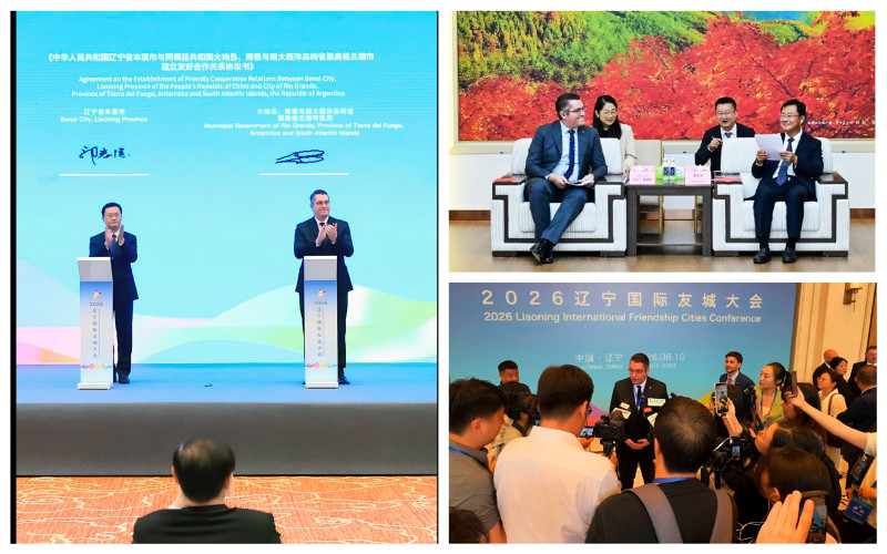 Río Grande y Benxi firmaron su hermanamiento en China