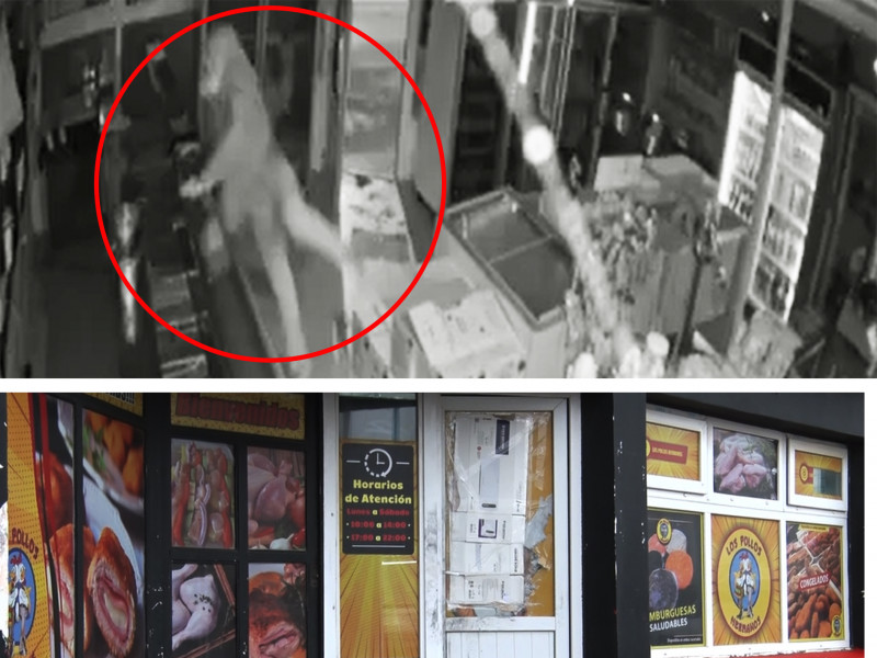 Roban botellas de Vodka en una pollería de Chacra II