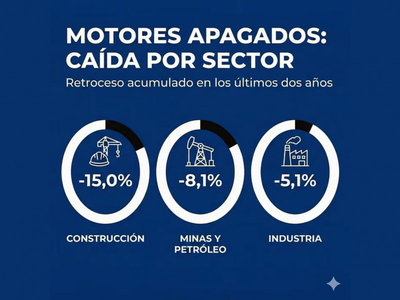 Santa Cruz y Chubut lideran la caída del empleo privado