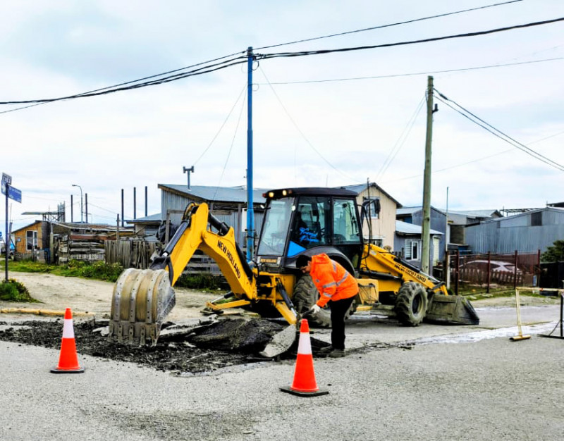 Se avanza con el fresado en calle Primer Argentino