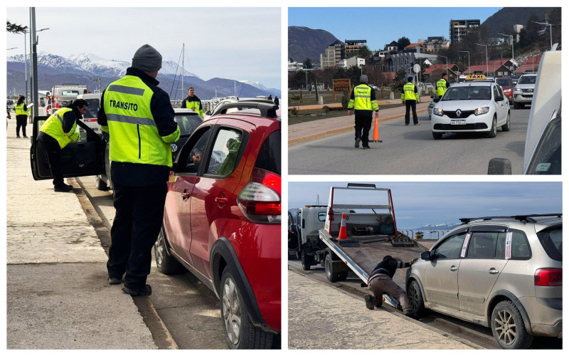 Se realizó un nuevo operativo de tránsito en Ushuaia