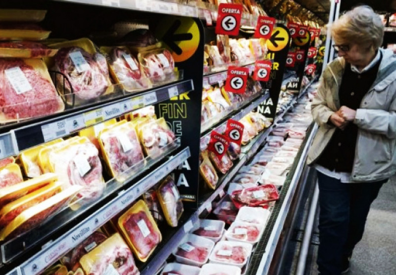 Se recalentó la inflación de alimentos en febrero