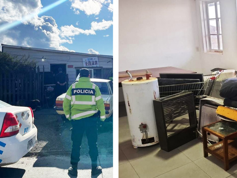 Secuestran elementos robados en un allanamiento