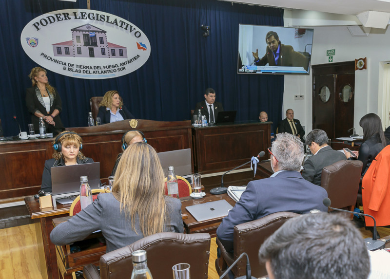 Sesiona la legislatura fueguina por tercera vez en el año