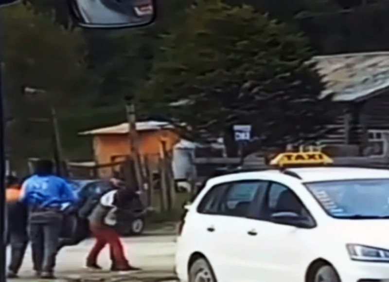 Taxistas se pelean en el Tren del Fin del Mundo